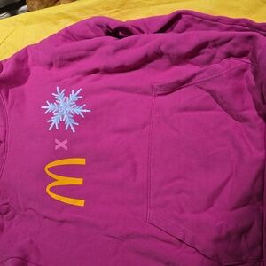 McDonald's x Snow Flake  Pink Hoodie